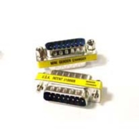Mini Gender Changer, DB15 Male / Male Mini Gender Changer, DB15 Male / Male