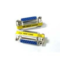 Mini Gender Changer, DB15 Female / Female Mini Gender Changer, DB15 Female / Female
