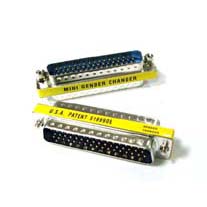 Mini Gender Changer, DB50 Male / Male