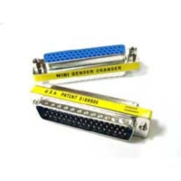 Mini Gender Changer, DB50 Male / Female Mini Gender Changer, DB50 Male / Female