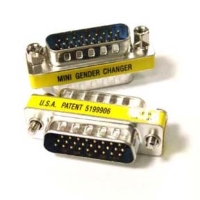 Mini Gender Changer, HD26 Male / Male