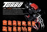 Cooling brake pads Cooling brake pads
