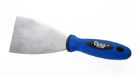 PUTTY KNIFE(CARBON STEEL BLADE/FLEX. & PLASTIC HANDLE)