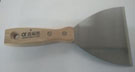 PUTTY KNIFE(CARBON STEEL BLADE/STIFF. & WOOD HANDLE)