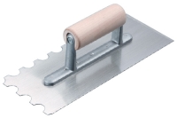 NOTCHED TROWELS WOOD HANDLE NOTCHED TROWELS WOOD HANDLE