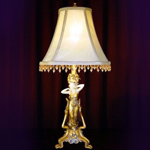 NOUVEAU LADY TABLE LAMP