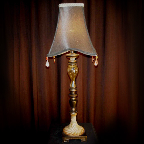 CRYSTAL ACCENT BUFFET LAMP CRYSTAL ACCENT BUFFET LAMP