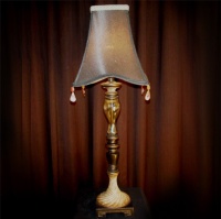 CRYSTAL ACCENT BUFFET LAMP CRYSTAL ACCENT BUFFET LAMP