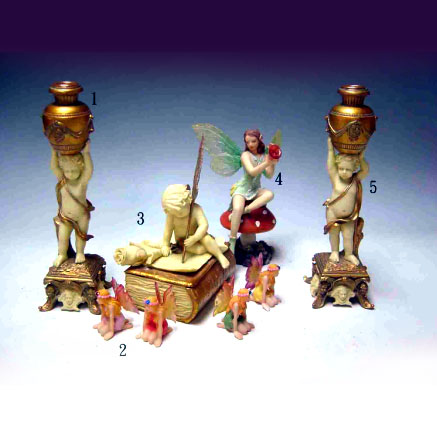 CANDLE HOLDER & BOX & FAERIE STORY