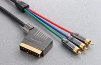 SCART to Component Video Cable