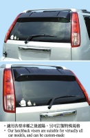 Hatchback visor