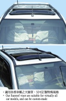 Sunroof visor