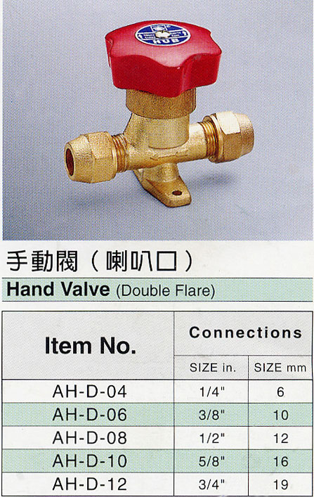Hand Valve(Double Flare)