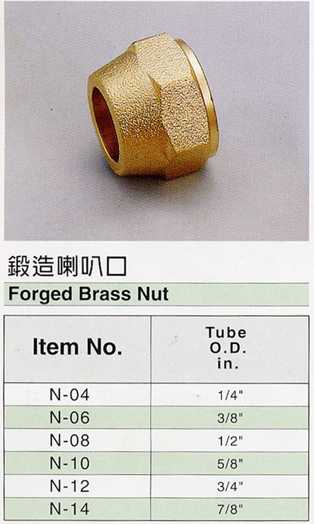 Forged Brass Nut