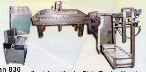 Semi-Auto Header Plate Tinning Machine