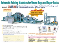 Central Impression Type Roll-to-Roll Printing and Cutting Machine for Woven Bags