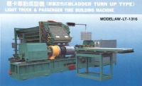 Light truck & passenger tire building machine (Bladder turn up type)