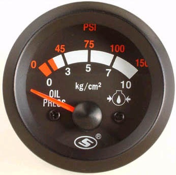 12/24V Oil Pressure Gauge