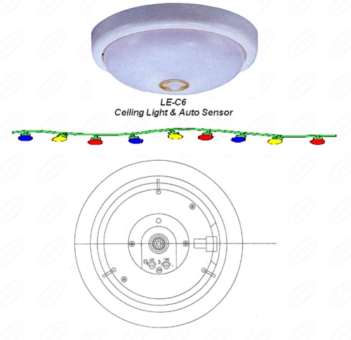 Ceiling Light & Auto Sensor