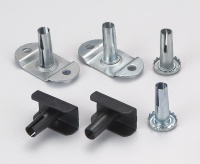 Metal Castor Socket Zinc Plated or Black