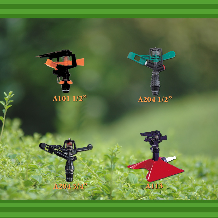 Pastic impact sprinklers Pastic impact sprinklers