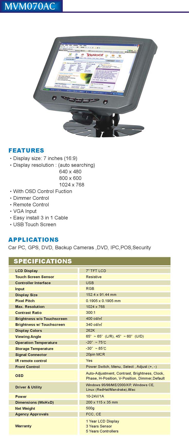 MVM070AC