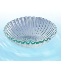 Seashell Glass Washbasin