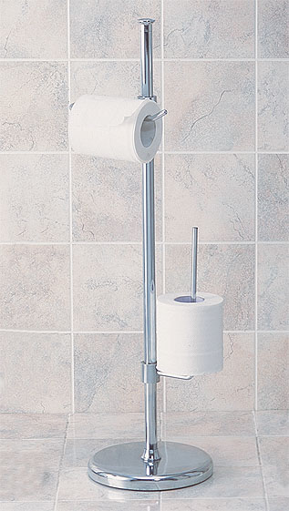 L-shape tissue paper roll stand