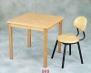 Wooden Table and Chair