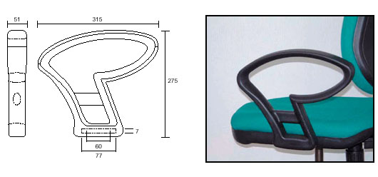 Plastic Arm (Left and Right Arm) Plastic Arm (Left and Right Arm)