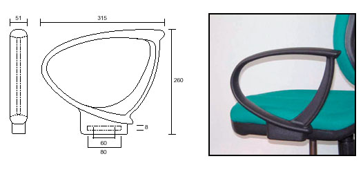 Plastic Arm (Left and Right Arm) Plastic Arm (Left and Right Arm)
