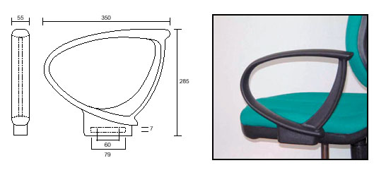 Plastic Arm (Left and Right Arm) Plastic Arm (Left and Right Arm)