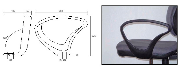 Plastic Arm (Left and Right Arm) Plastic Arm (Left and Right Arm)