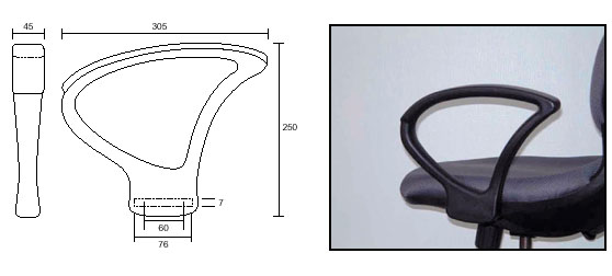 Plastic Arm (Left and Right Arm) Plastic Arm (Left and Right Arm)