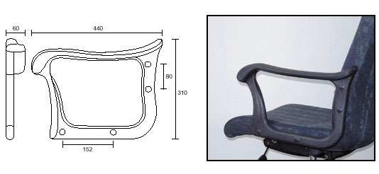 Plastic Arm with Caps(Left and Right Arm) Plastic Arm with Caps(Left and Right Arm)