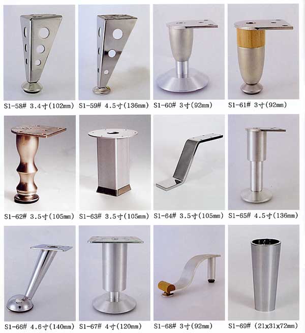 Sofa Legs and Other Metal Furniture Legs