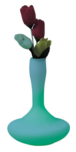 LED glass vase light