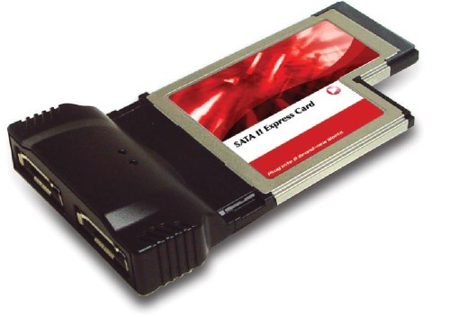ExpressCard Serial ATA 2埠