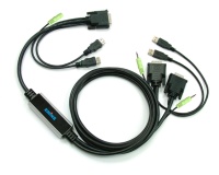 VGA-USB Cable-KVM with AUDIO & USB 2.0 Bridge!