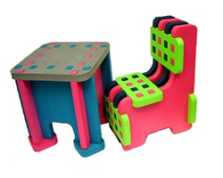 Assembly Foam Table and Chair Assembly Foam Table and Chair