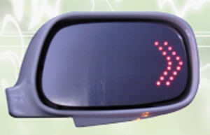 LED side-view signal mirrors