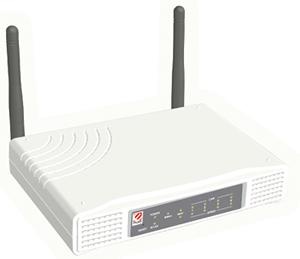 WIRELESS IEEE802.11G 54M MIMO 4 PORT LAN ROUTER
