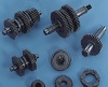 Disk hubs and chain hubs for ATV rear axles