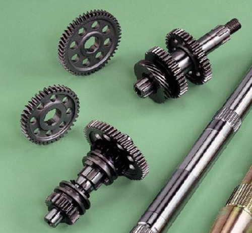 Disk hubs and chain hubs for ATV rear axles