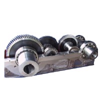 Electric eliminator gear reducer for injection machine