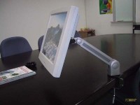 Desk-Mounted Swivel Premier Arm for LCD Monitors Desk-Mounted Swivel Premier Arm for LCD Monitors