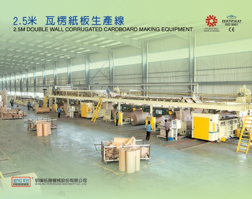 Double Wall Corrugated Cardboard Making Equipment Double Wall Corrugated Cardboard Making Equipment