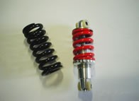 Shock absorber spring of bicycle