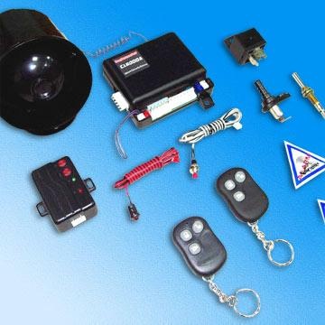 Alarm System with Anti-Carjack Switch and PIN Code Protection