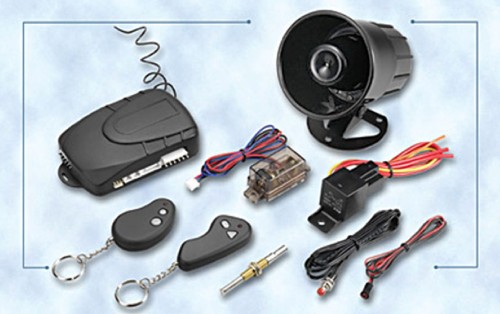 Intelligent Car Alarm System with central door lock relay built-in